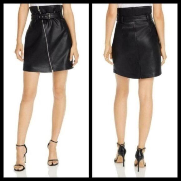 Blank NYC It Takes Two Paperbag Mini Skirt 25 NWT - Picture 2 of 7